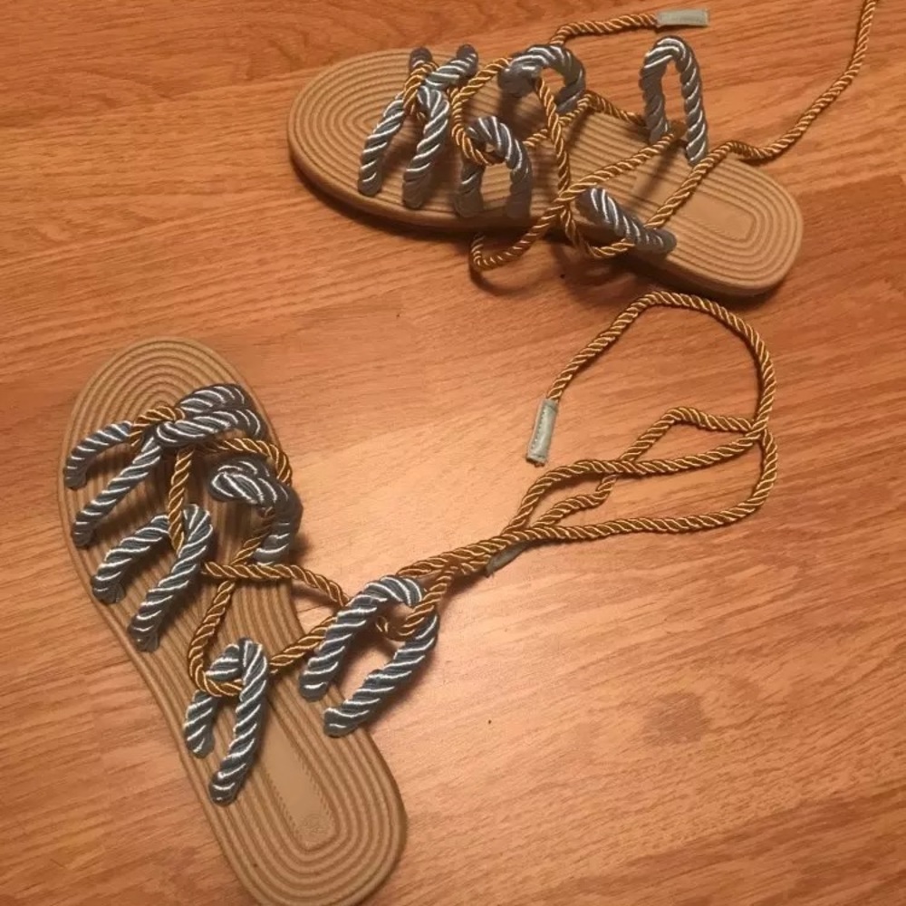 ❌SOLD❌Cute rope sandals - Picture 3 of 4